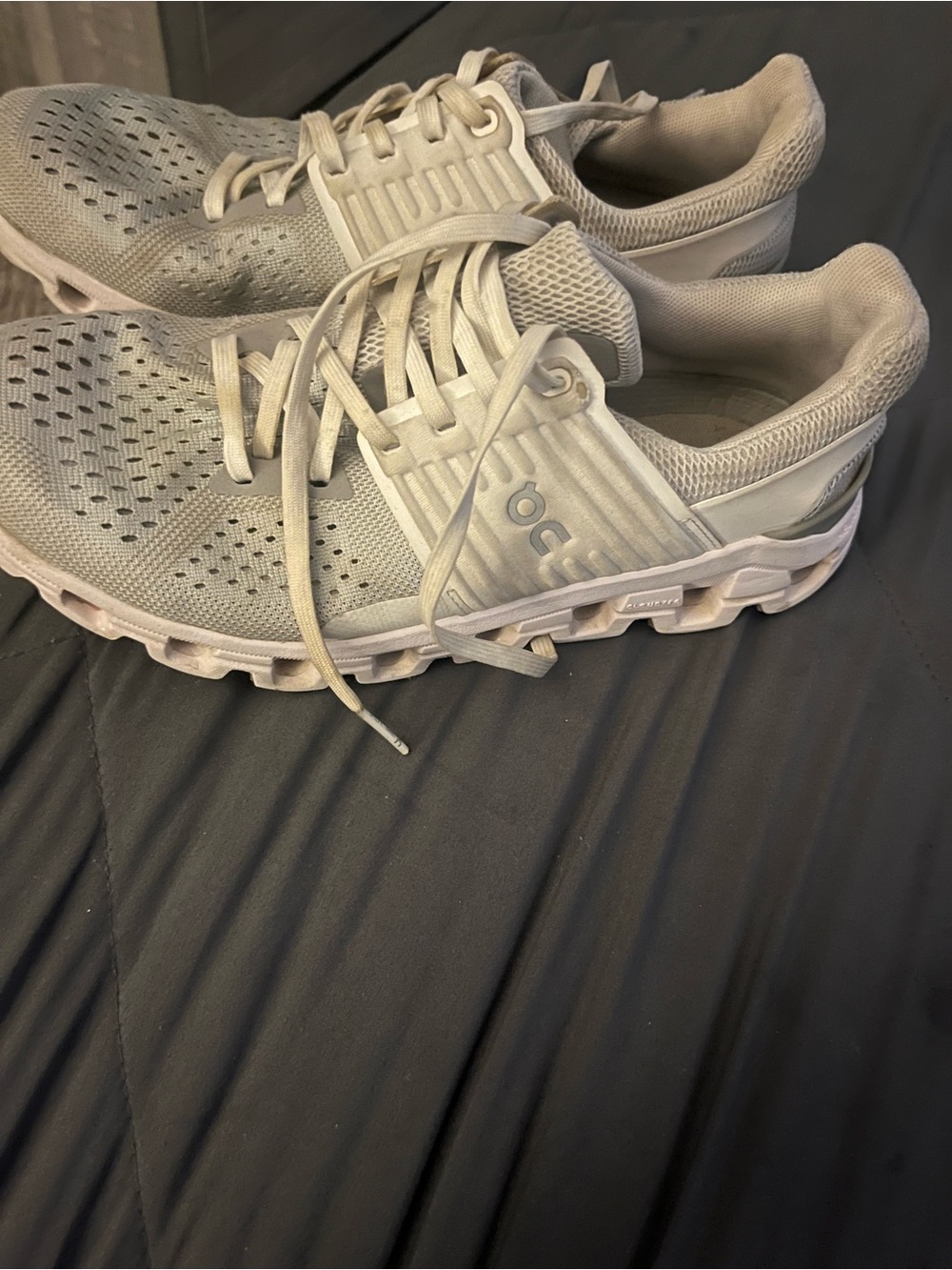 On Cloud Women's Athletic Running Shoes - Light Gray